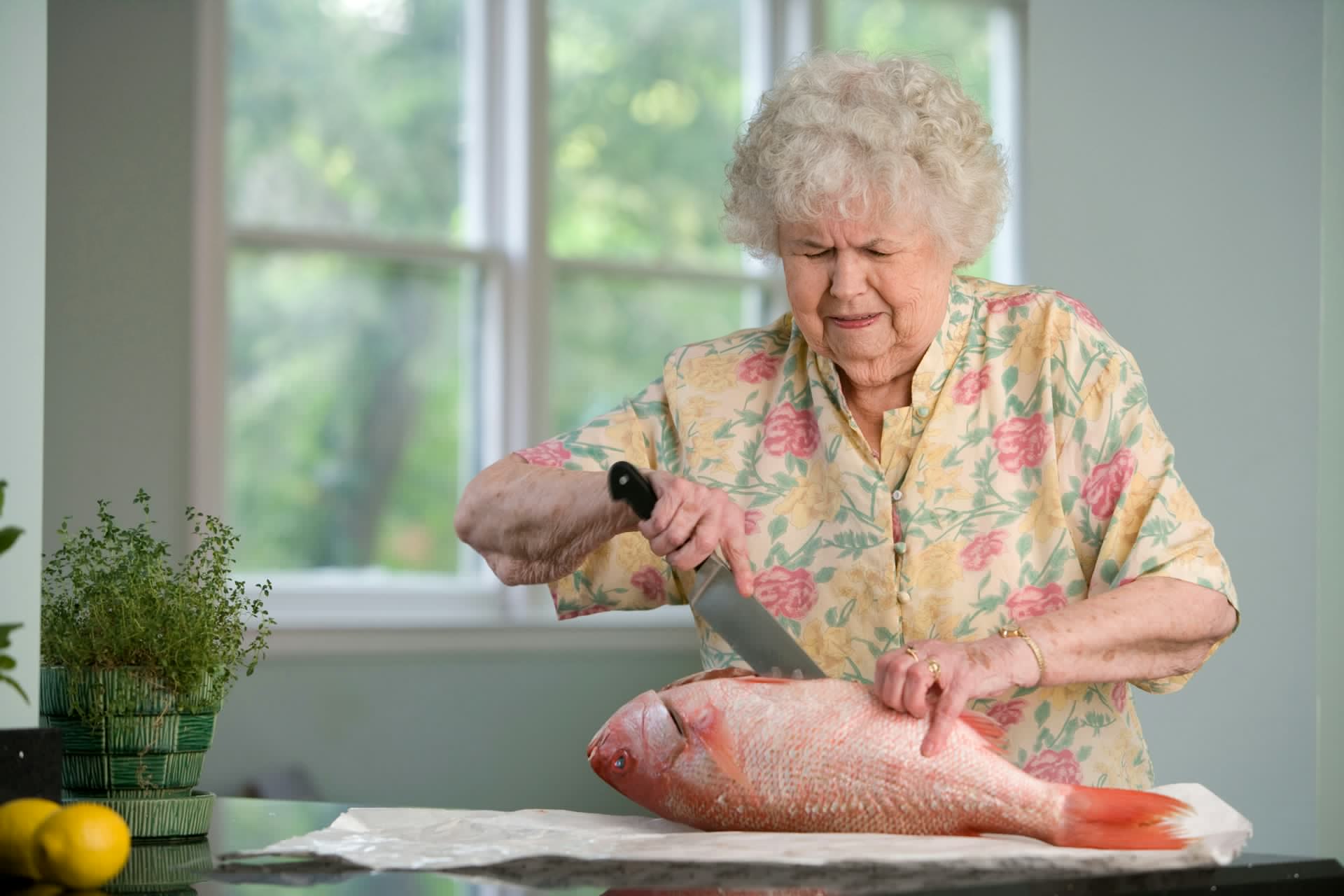 Compassionate caregiver with elderly client